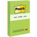 3M NOTES - POST-IT, LINED 4X6 - FLORAL FANTASY COLLECTION
