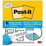 Post-it POST-IT - EASY ERASE WHITEBOARD SURFACE, WHITE - 9.1" X 9.1"