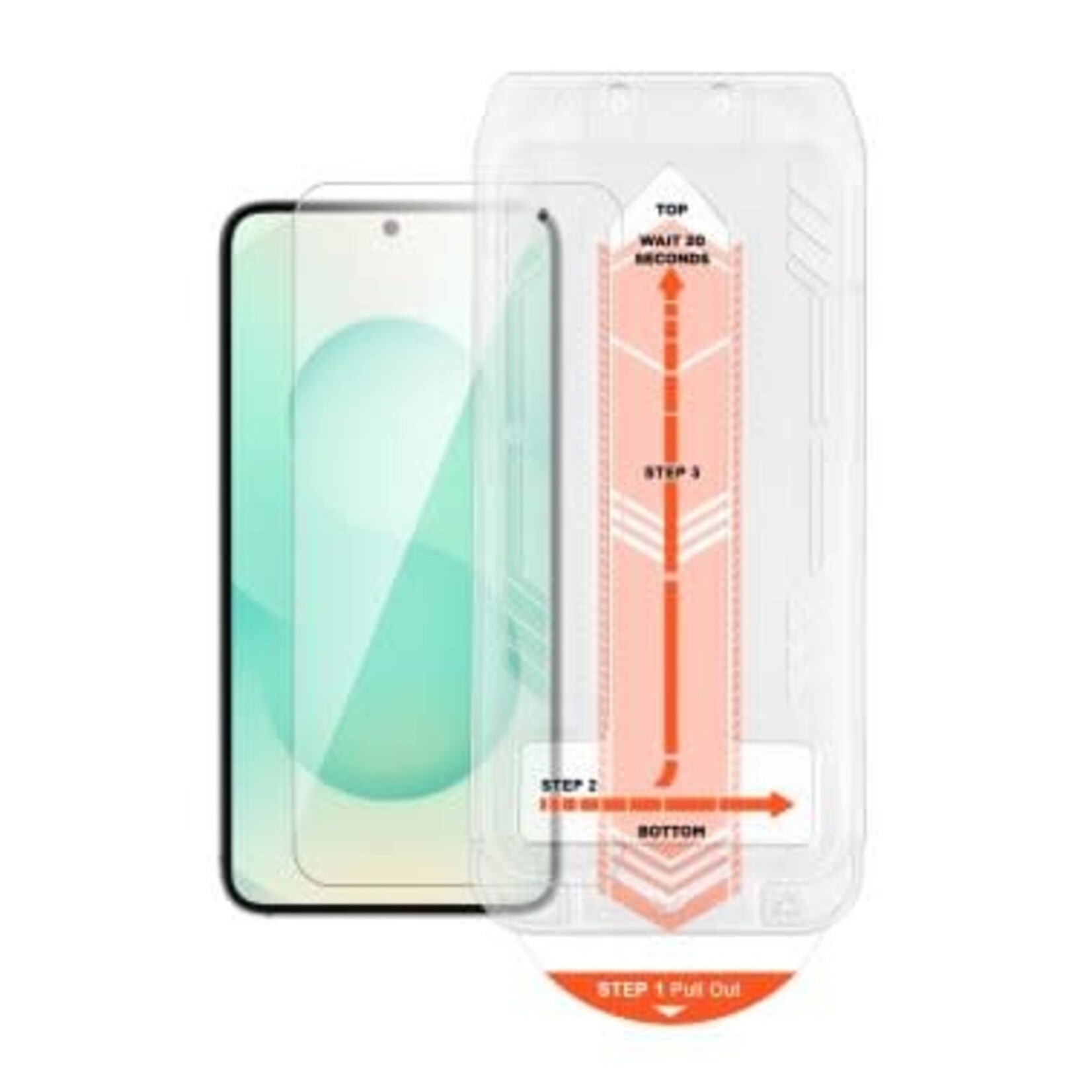 Hypergear Samsung Galaxy S25 FE HyperGear Tempered Glass Screen Protector w/Dust-Free Install Tray