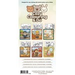 Cozy Colouring Cards Set, Furry Professions