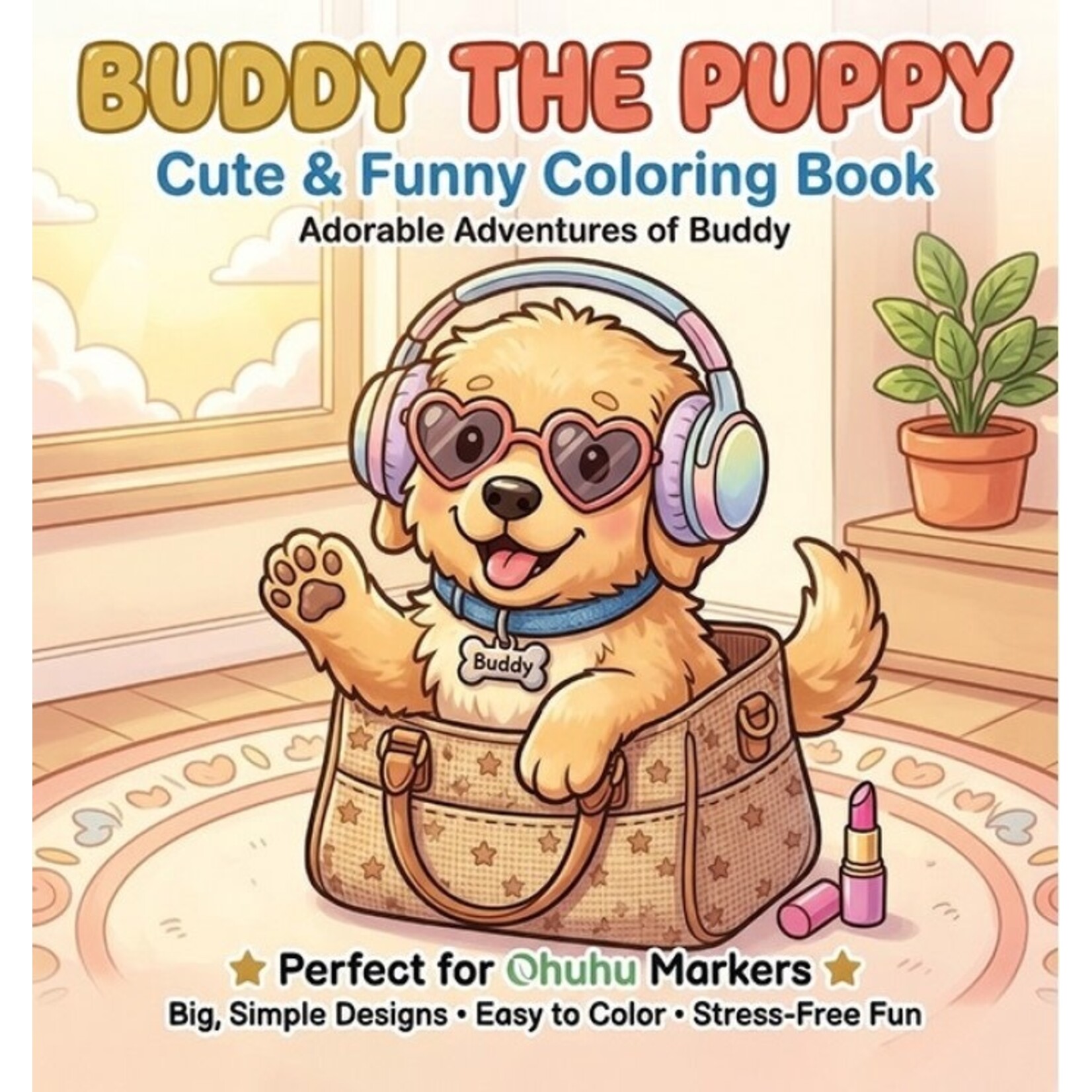 Mini Coloring Book, Buddy The Puppy