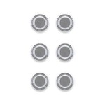 Quartet Quartet Round Magnets for Whiteboard/Dry-Erase Board, Transparent, 6-Pack