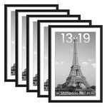 13x19 Picture Frame, Display Pictures 11x17 with Mat or 13x19 Without Mat