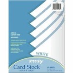 Pacon Corporation CARD STOCK - LETTER, 65LB - BRIGHT WHITE - 40PK