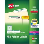 Avery Avery - Permanent TrueBlock File Folder Labels with Sure Feed (5866)