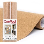 Con-Tact Brand 18-Inch by 4-Feet Self-Adhesive Shelf Liner, Natural Cork