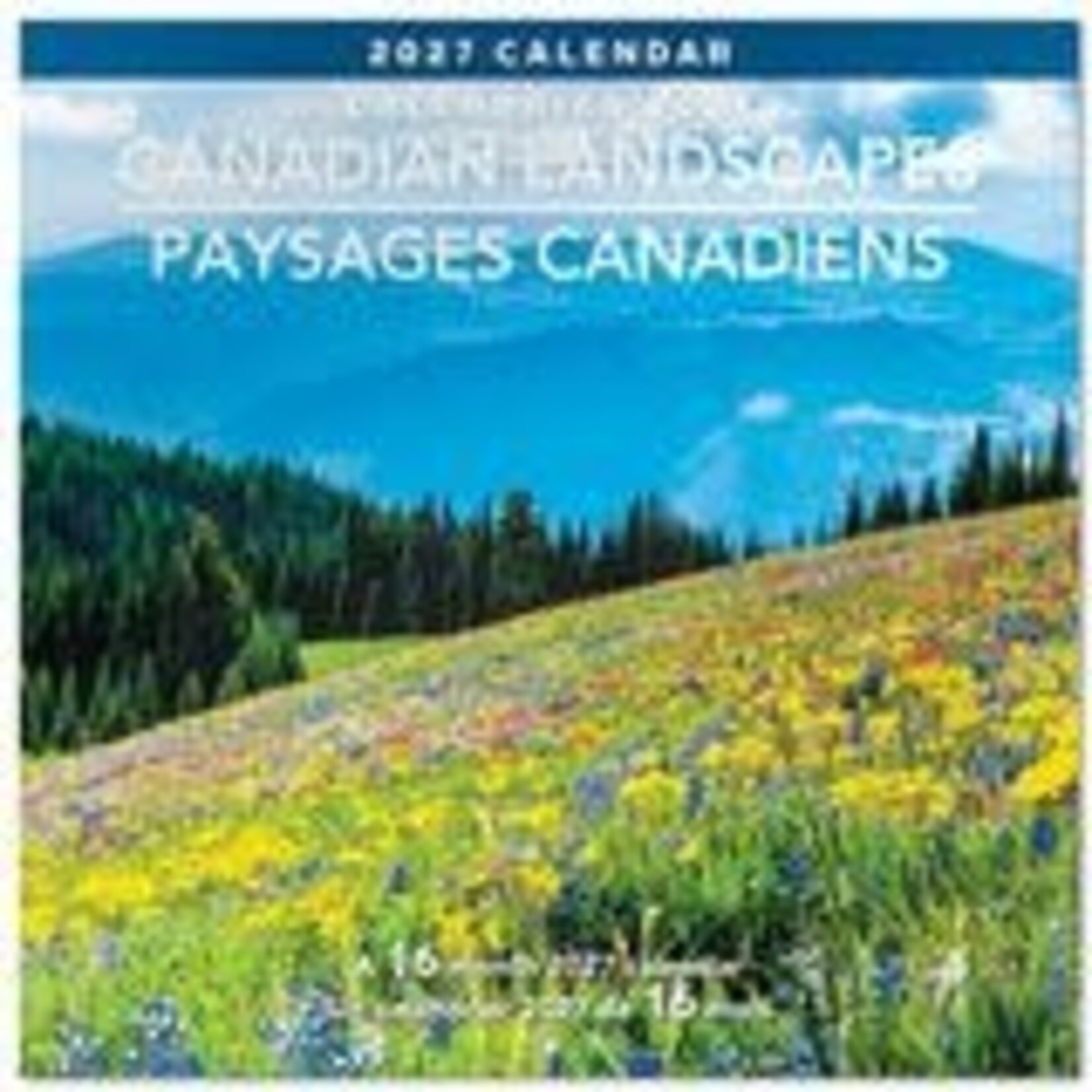 ACCO Brands MEAD 16 MONTH 2027 WALL CALENDAR, CANADIAN LANDSCAPES - WALL MOUNT