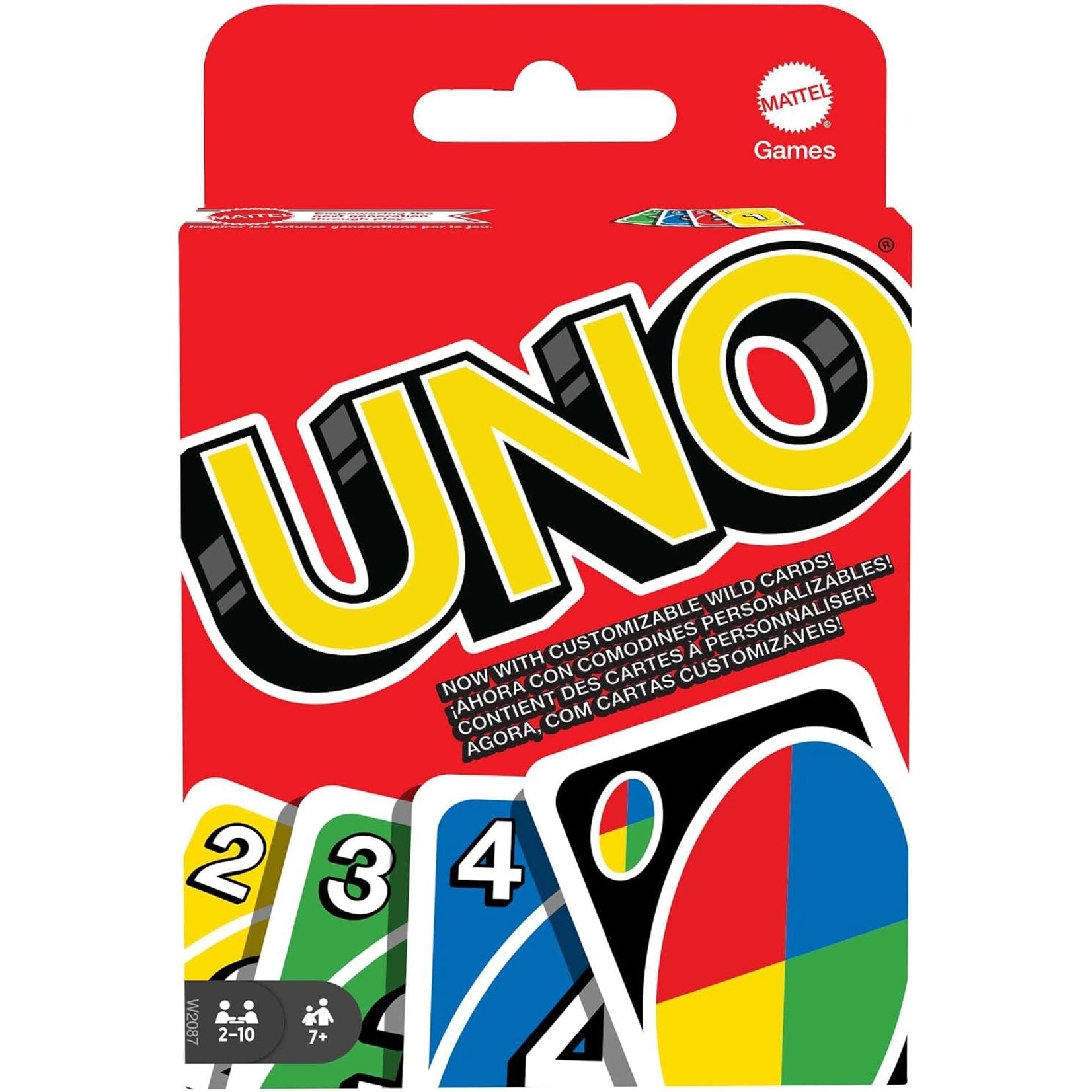 UNO Family Card Game, with 112 Cards, Travel-Friendly, Makes a Great Game for 7 Year Olds and Up
