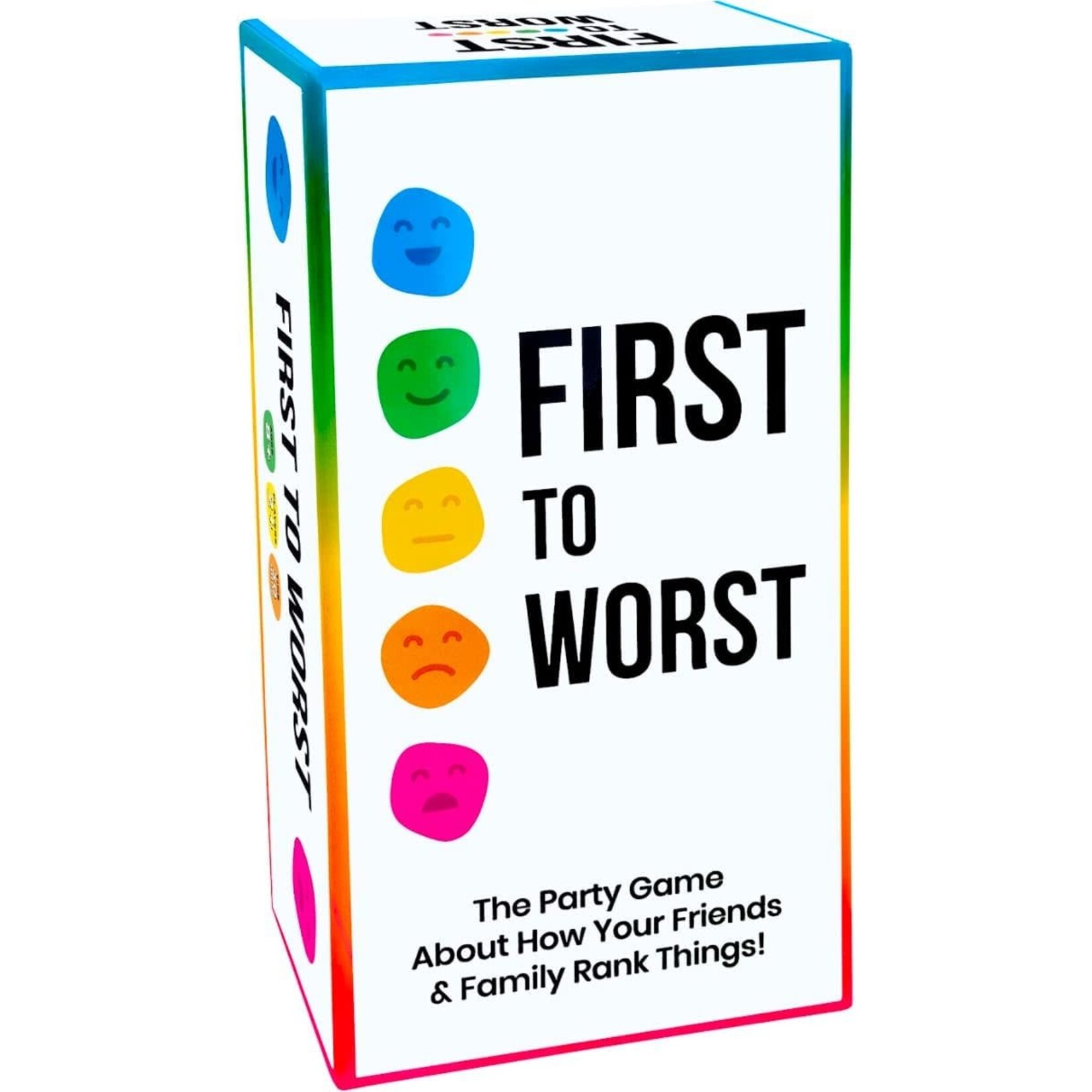 First to Worst Party Game – The Card Game About How Your Friends and Family Rank Things