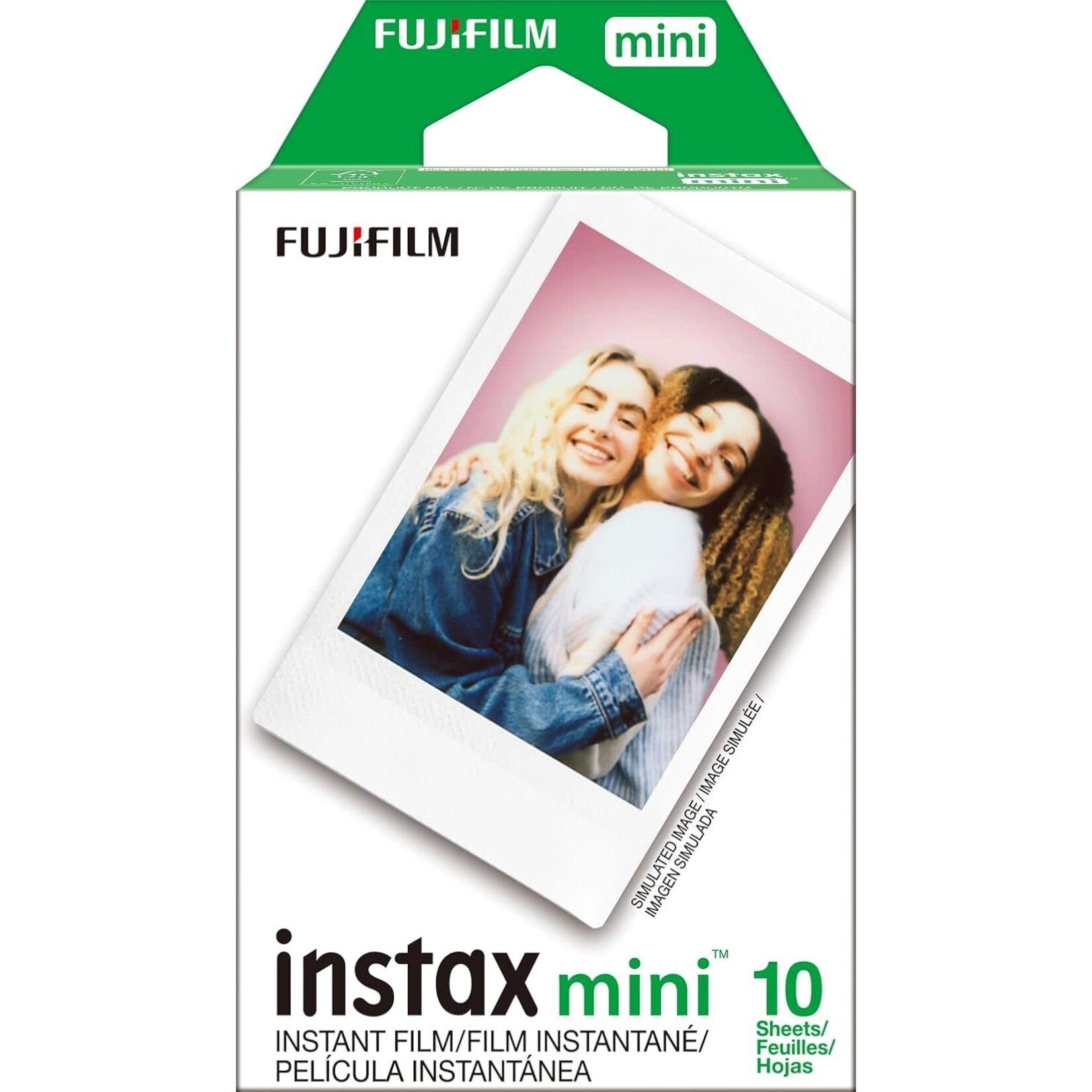 Fujifilm Fujifilm Instax Mini Film, White Single Pack (10 Exposures)