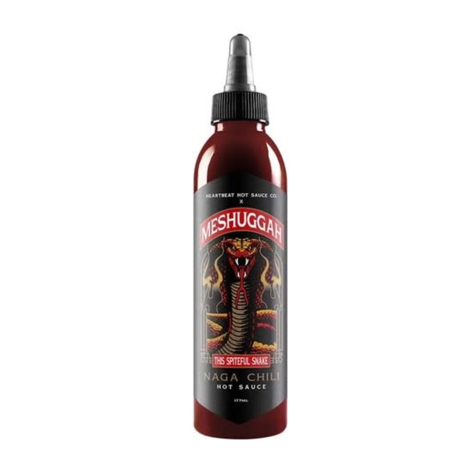 Heartbeat Hot Sauce Meshuggah x Heartbeat "This Spiteful Snake" Naga Chili Hot Sauce