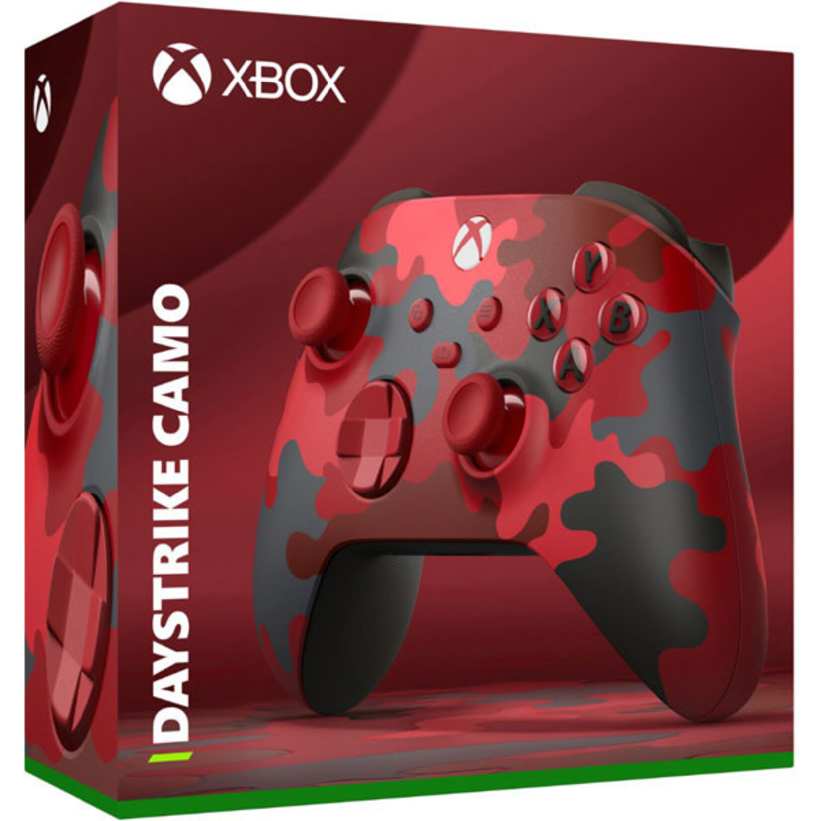 Microsoft Xbox Series S X Daystrike Camo Red Black Wireless Controller