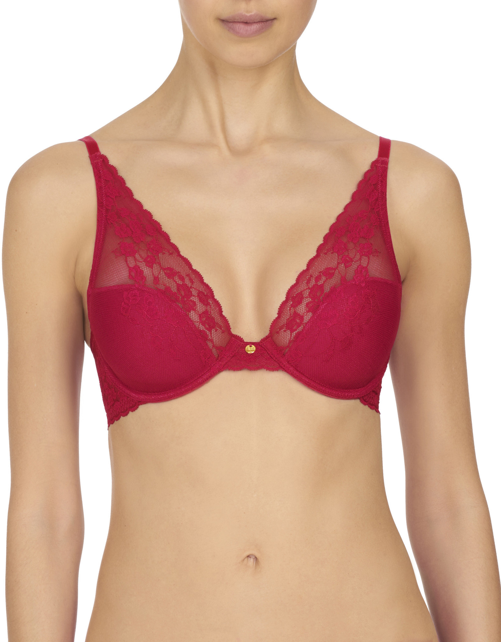 The return of the push-up bra: A trend that triumphs on the red