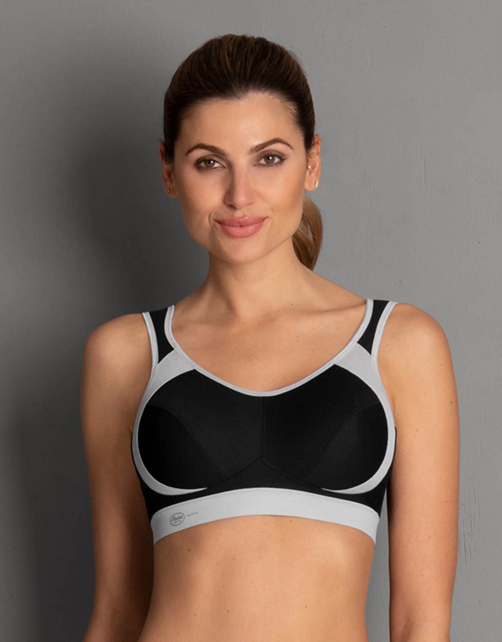 Control Sports Bra, Black