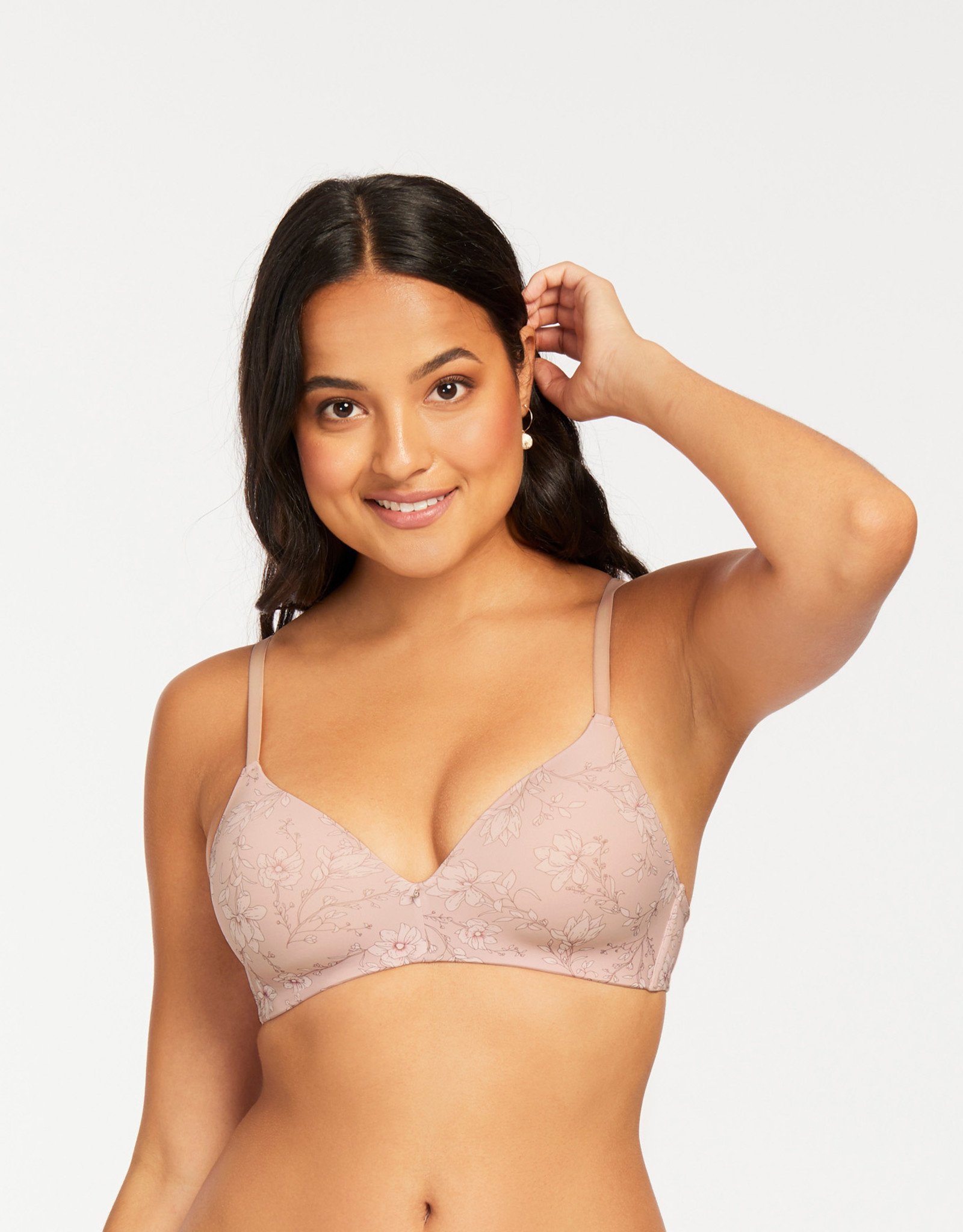 The Essentials Non Wire T-Shirt Bra In Sage - Montelle