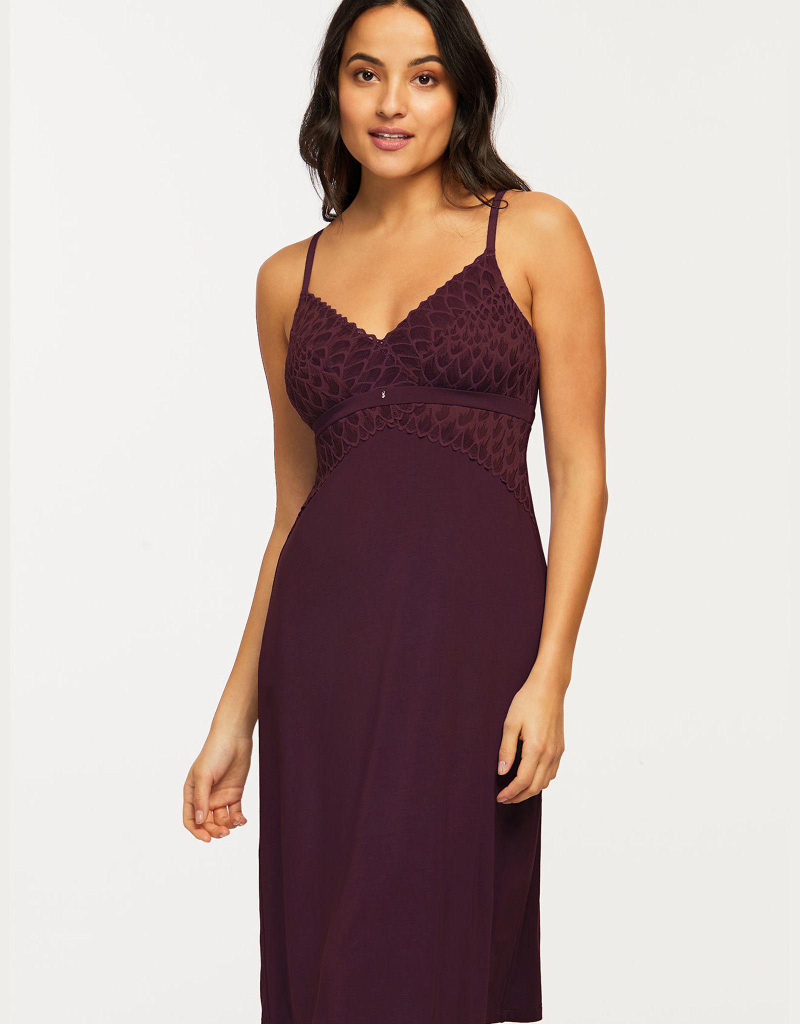 MO Modal Bust Support Midi Chemise - Bliss Beneath