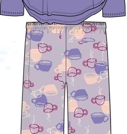 Hue HU Paisley Purple PJ