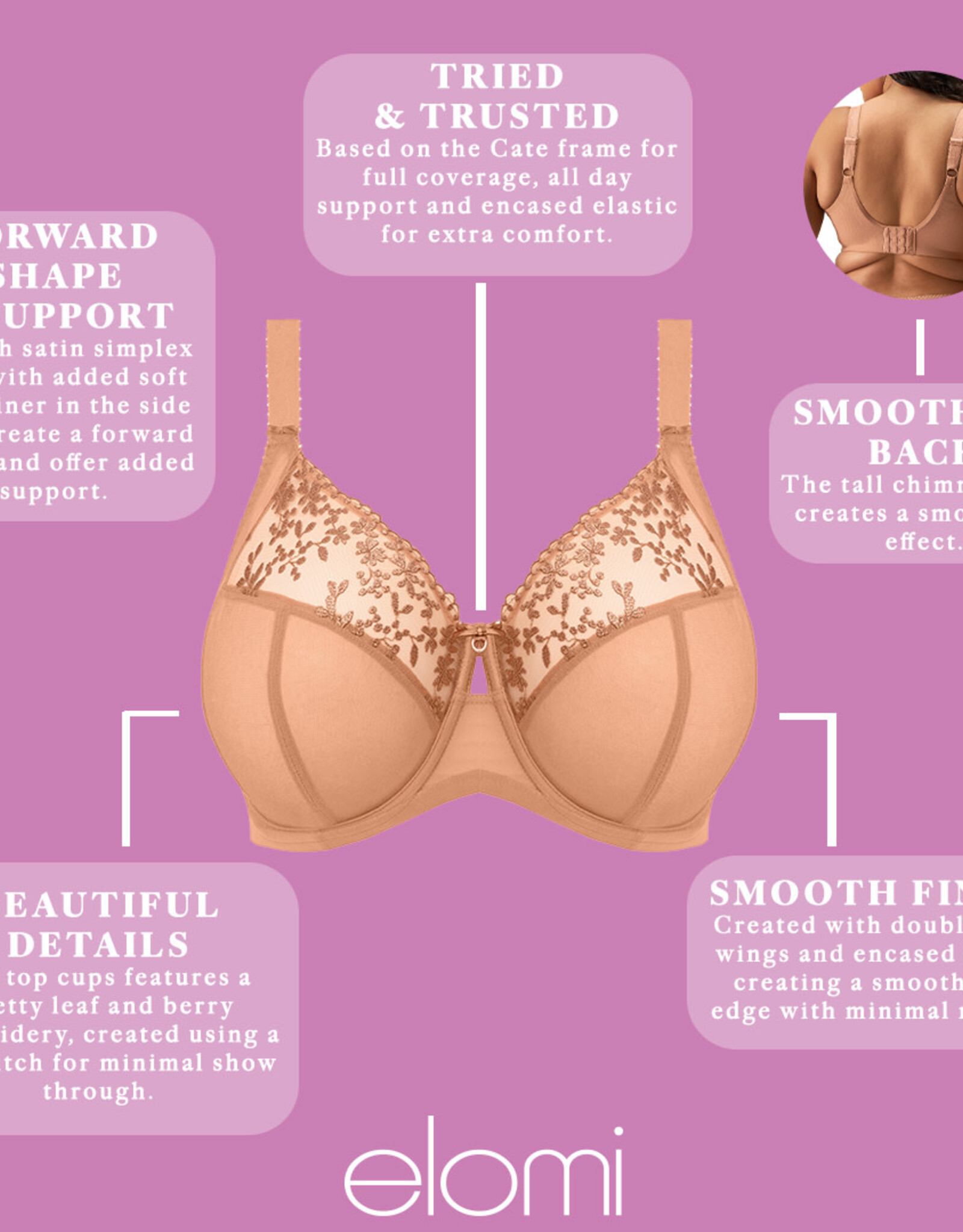 Elomi EL Zarla UW Bra