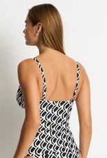 Sea Level SL Costa Cross Front Tankini Top