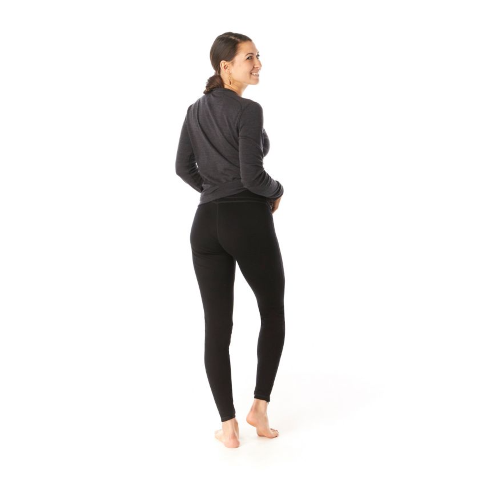 W Merino 250 Baselayer Bottoms- Black - The Outdoor Store