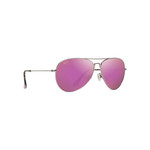 Maui Jim Mavericks Polarized Sunglasses in Rose Gold