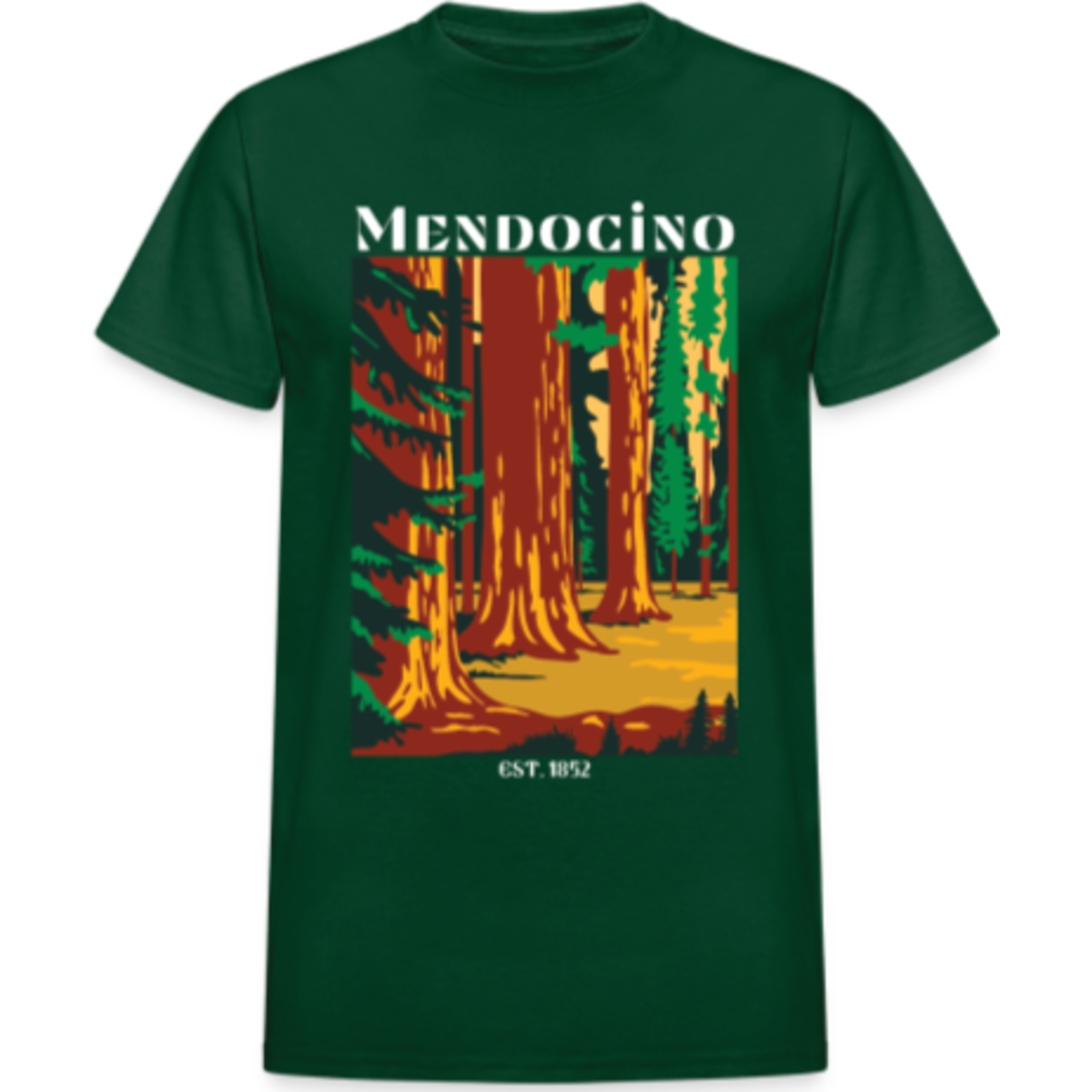 Unisex Forest Green Redwoods Tee