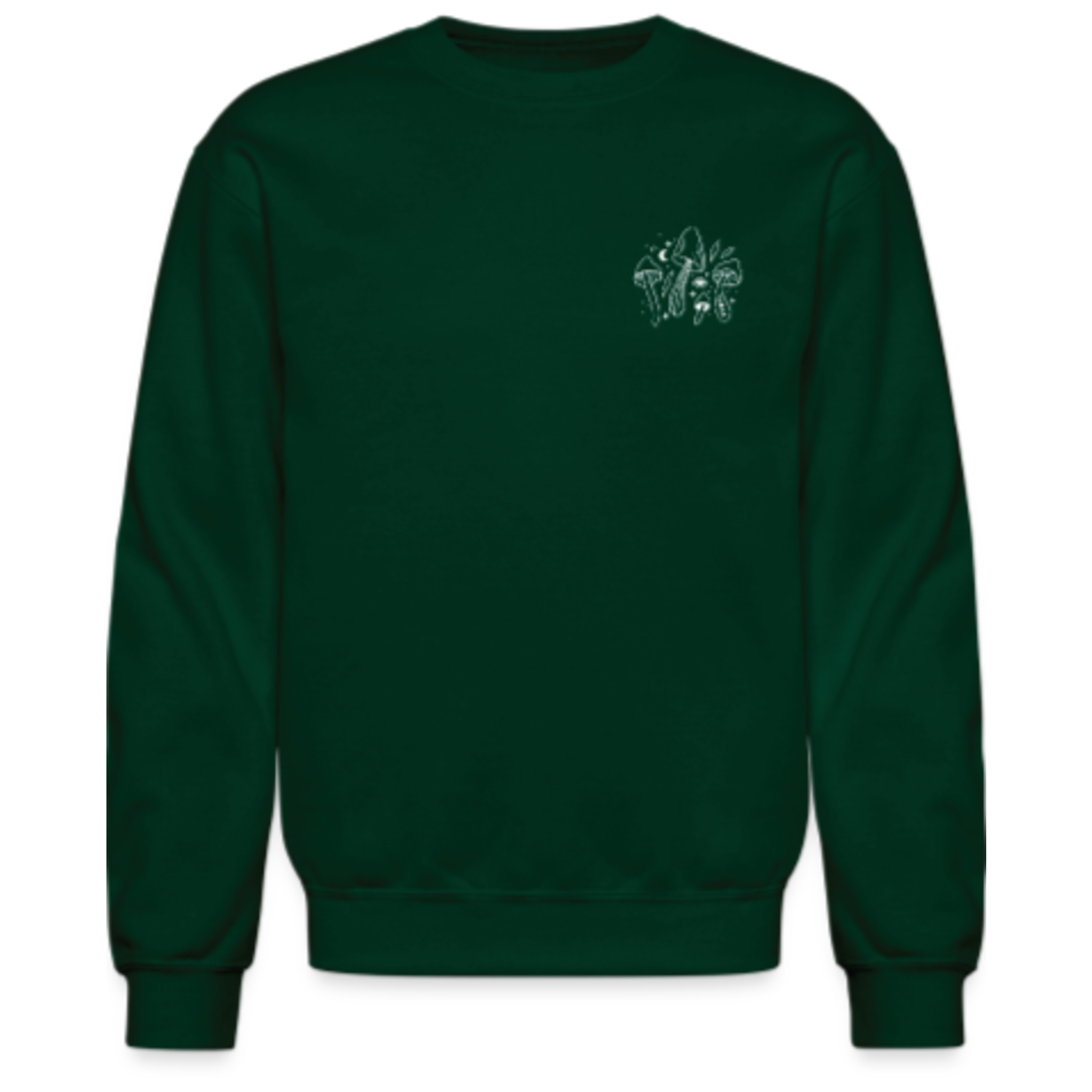 Unisex Green Mushroom Crewneck