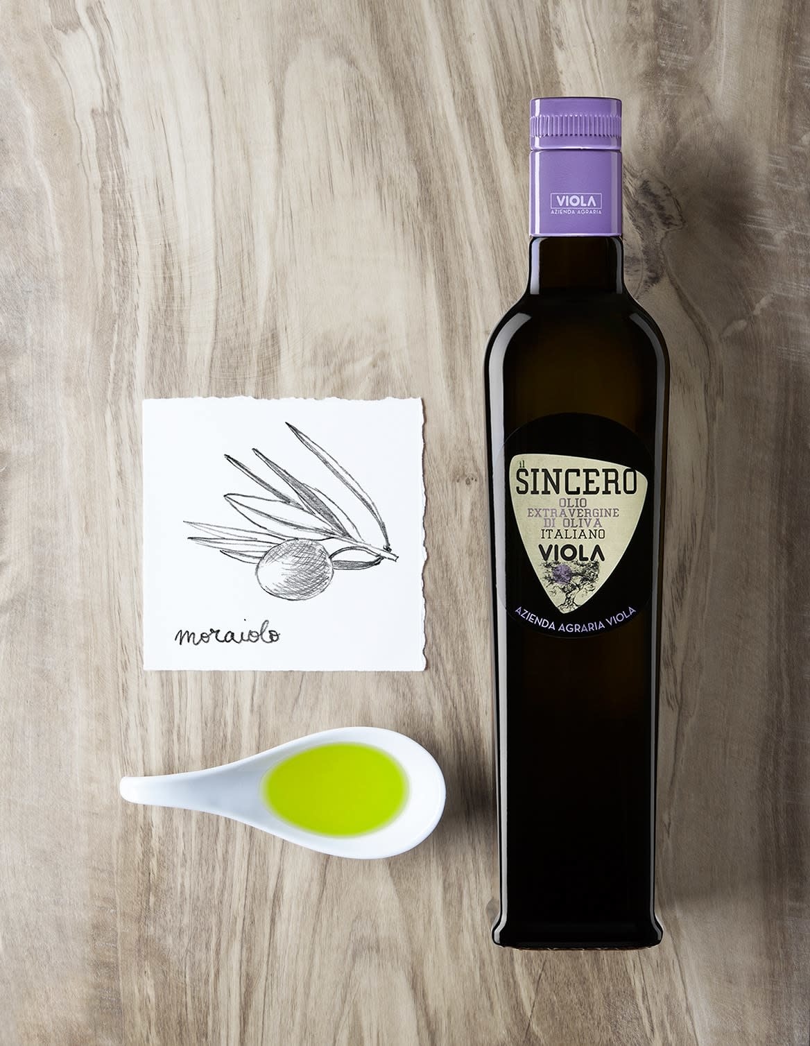 Viola "Viola" Il Sincero EVOO Monocultivar Moraiolo Umbria 6/500ml^^