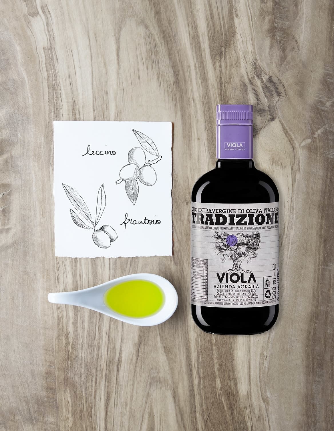 Viola Tradizione Huile Olive Extra Vierge EVOO 500ml