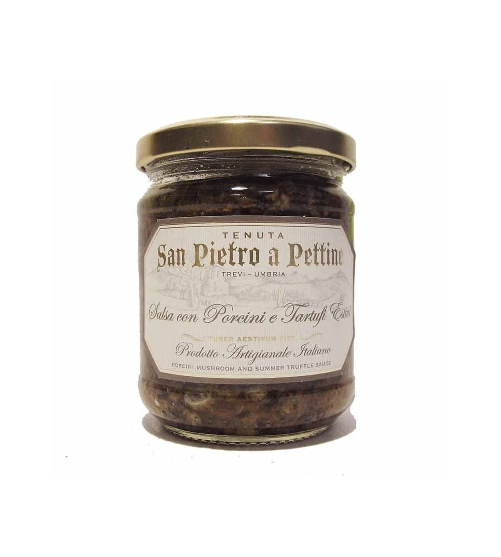 San Pietro a Pettine Sauce Champignons Porcini et Truffe Noire 180g