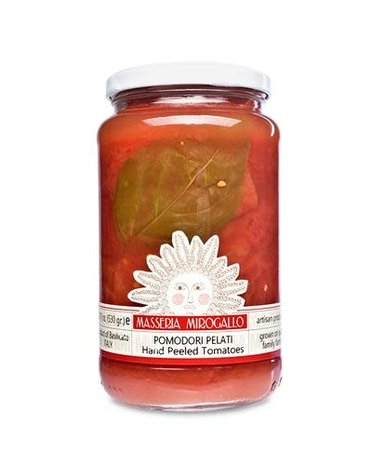 Masseria Mirogallo "Mirogallo" Handmade Peeled Tomatoes "Pomodori Pelati" 6/530g