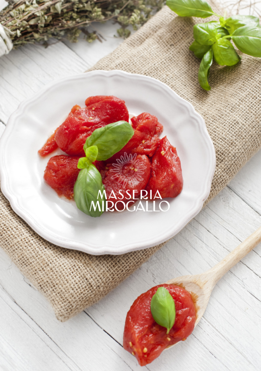 Masseria Mirogallo "Mirogallo" Handmade Peeled Tomatoes "Pomodori Pelati" 6/530g