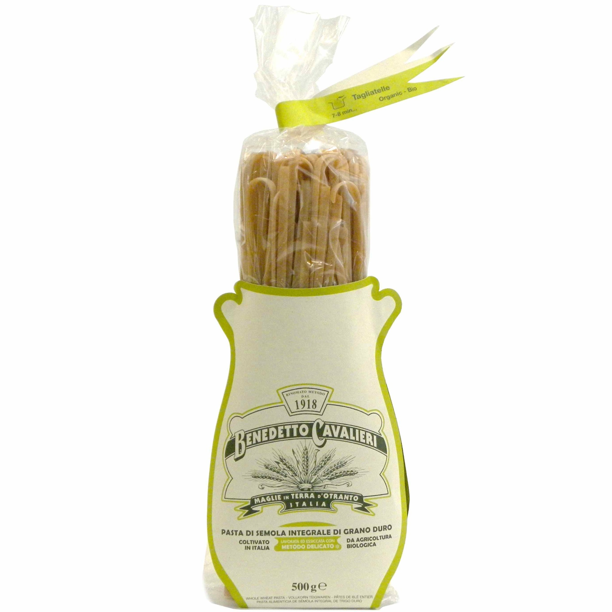 Benedetto Cavalieri Pâtes Tagliatelles Blé Entier Bio 500g