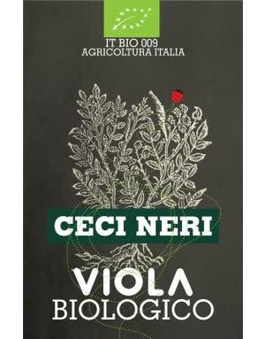 Viola "Viola" Organic Black Chickpea 20/500g