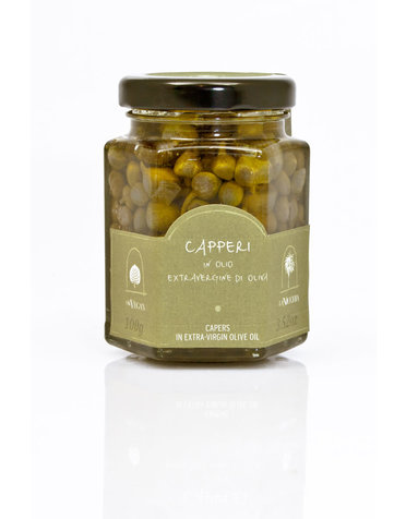 La Nicchia "La Nicchia" Capers in EVOO 6/100g