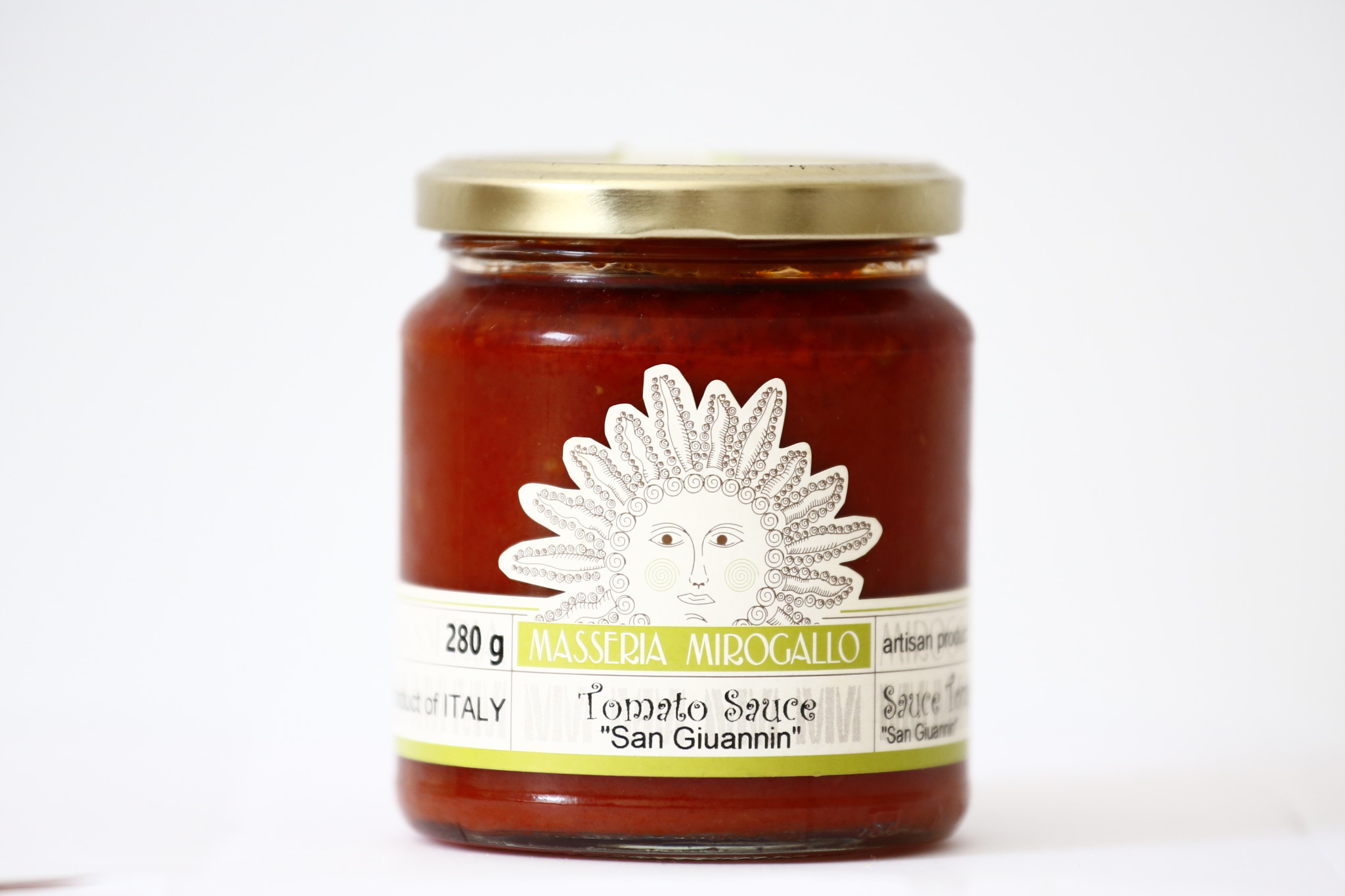 Masseria Mirogallo Sauces Tomates - Câpres & Olives 280g