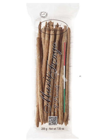 Mario Fongo "Mario Fongo" Stretched Breadsticks "Grissini"Lard Free/S. Strutto 24/200g