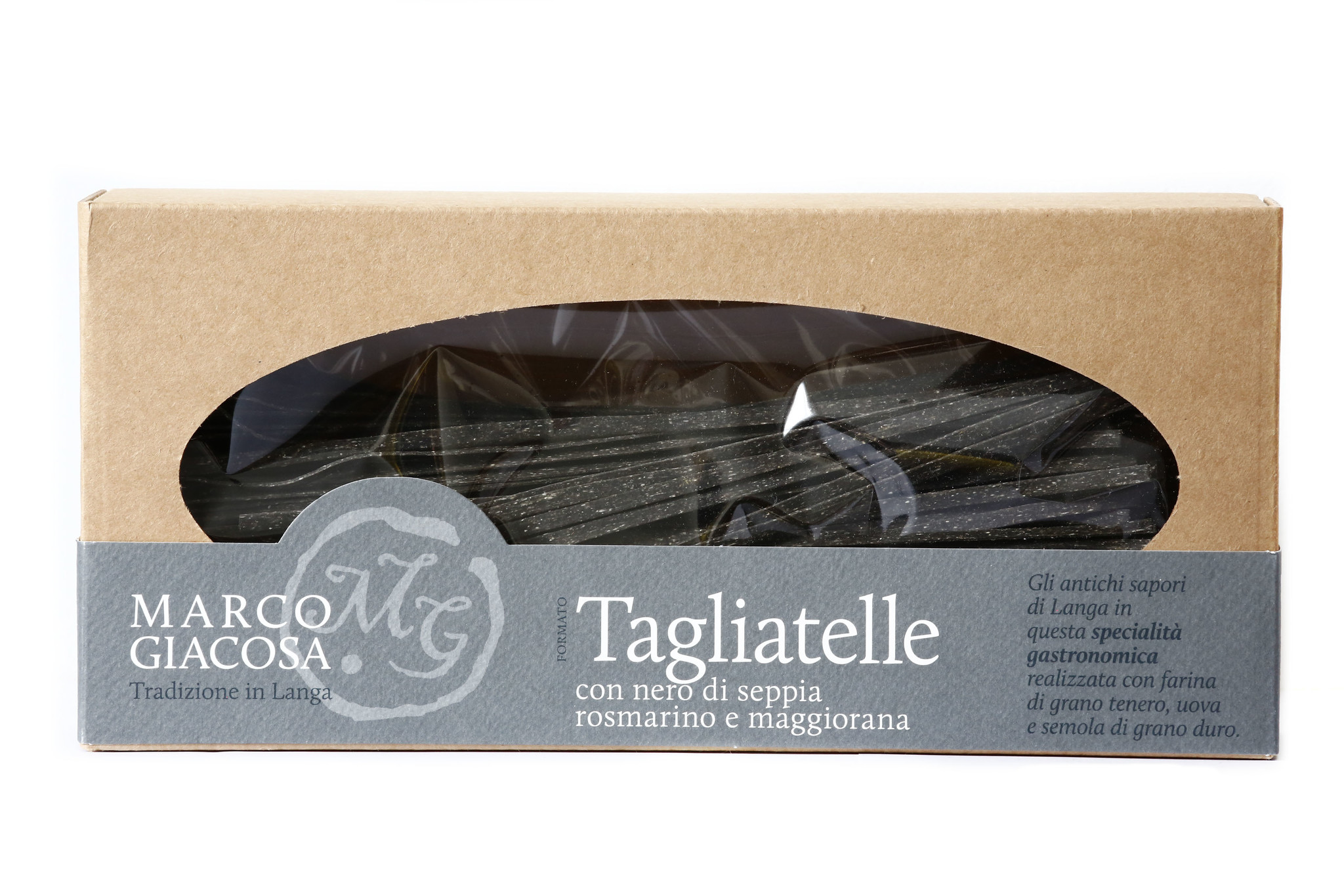 Marco Giacosa "Marco Giacosa" Tagliatelle Pasta with Sepia, Rosemary and Marjoram 16/250g