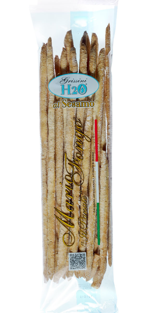 Mario Fongo Bâtonnets de pain étirés -H2O et sésame 200g