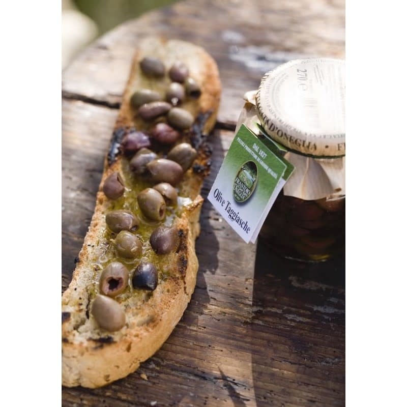 Frantoio di Sant'Agata D'Oneglia Olives Taggiasche - Dénoyautées en huile olive evoo 180g