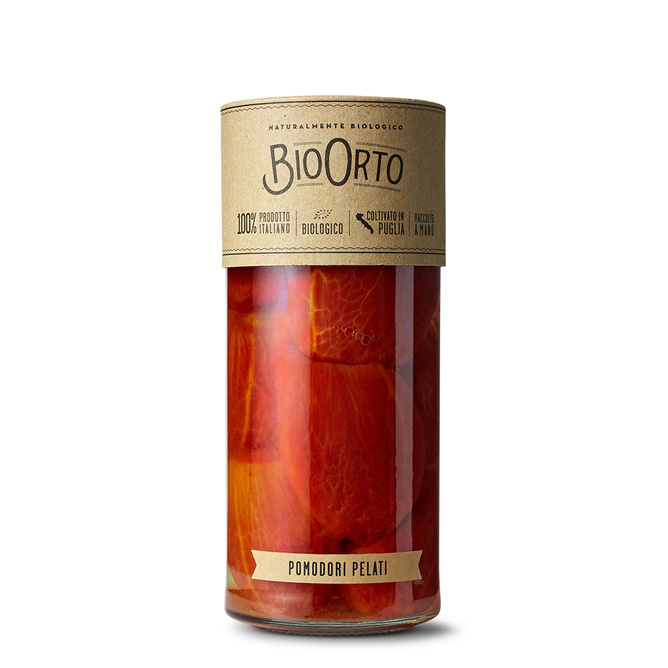 Bio Orto "Bio Orto" Organic Tomat Peeled/Pelées/Pelati 6/550ml