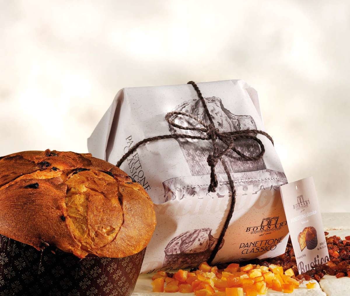 Borsari "Borsari" Panettone Traditionnel-  Emballé à la main - 6/1kg