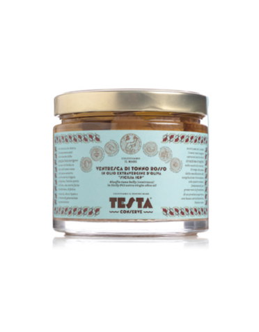 Testa Conserve Bluefin Tuna Belly "Ventresca" in Organic sunflower oil 4/620g