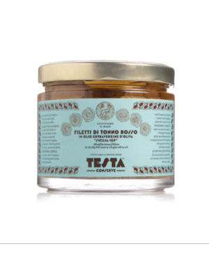 Testa Conserve "Testa" Bluefin Tuna Fillets in Organic EVOO 4/620g
