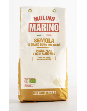 Mulino Marino "Mulino Marino" Organic Durum Wheat Semolina Flour (Semola di Grano Duro) 5/1k