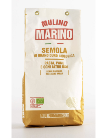 Mulino Marino Organic Durum Wheat Semolina Flour (Semola di Grano Duro) 1kg