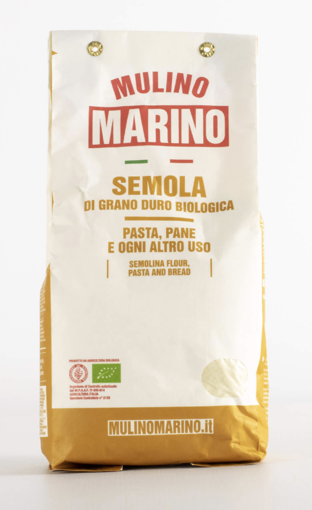 Mulino Marino "Mulino Marino" Organic Durum Wheat Semolina Flour (Semola di Grano Duro) 5/1k