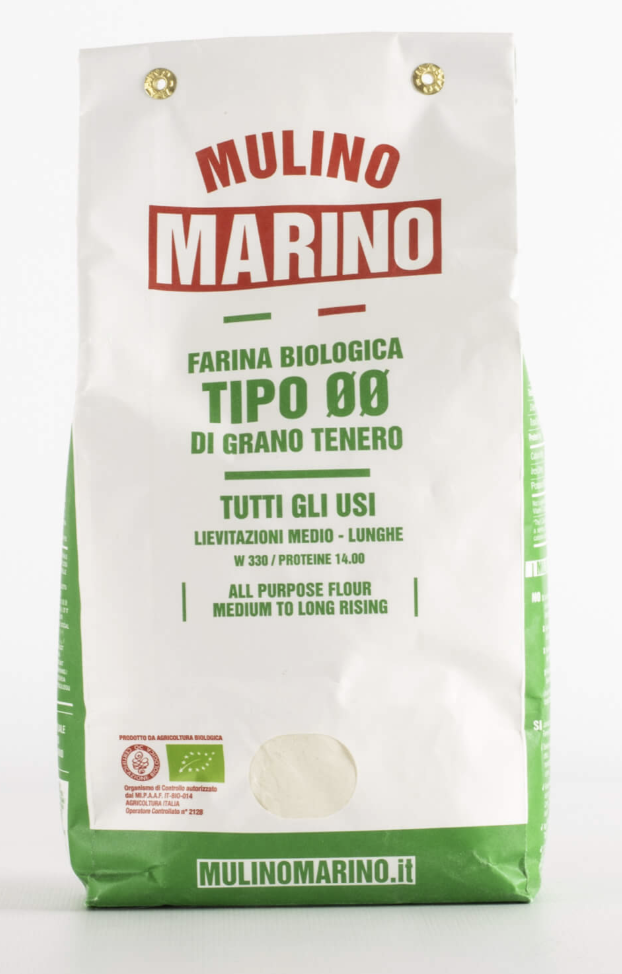 Mulino Marino Mulino Marino - BIO Tipo 00 - ciabatta, baguettes, brioches, croissants, pâtes / pizza (1kg)