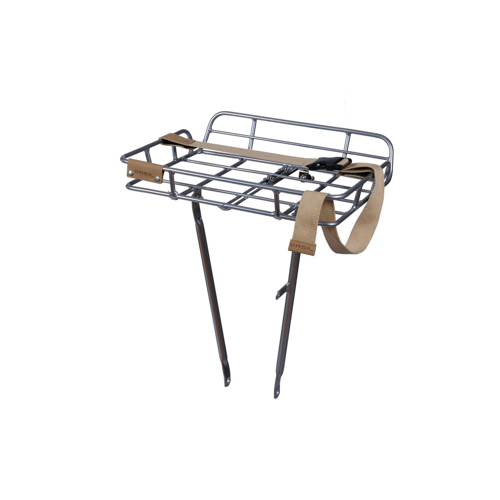 Basil Portland Carrier (with rail) Silver