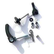 Brompton Brompton Rear-Frame Clip Retro Fit Kit with Seat Clamp Quick Release